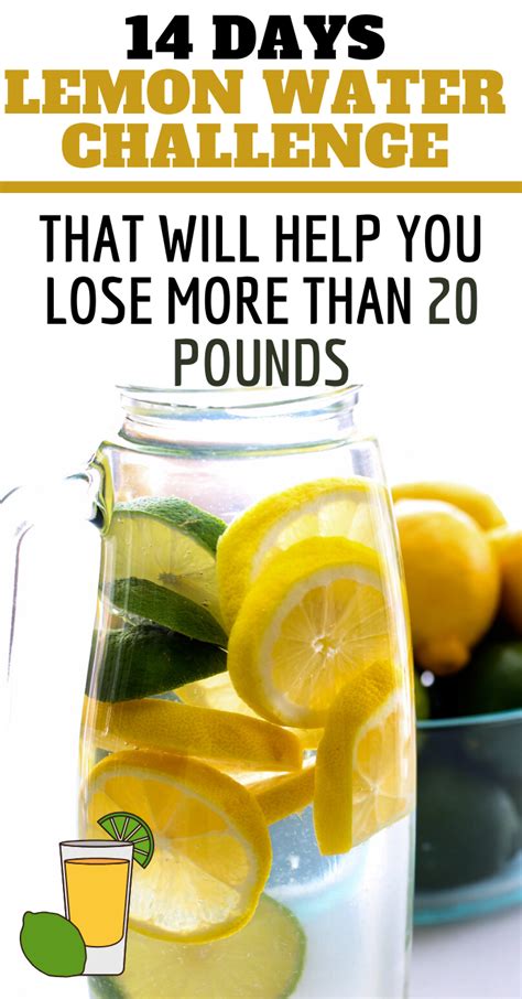 Here’s A 14 Day Lemon Water Challenge That Will Help You Lose Weight Healthy Life