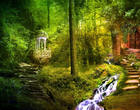 Fairy Forest Background By Allaniya On Deviantart