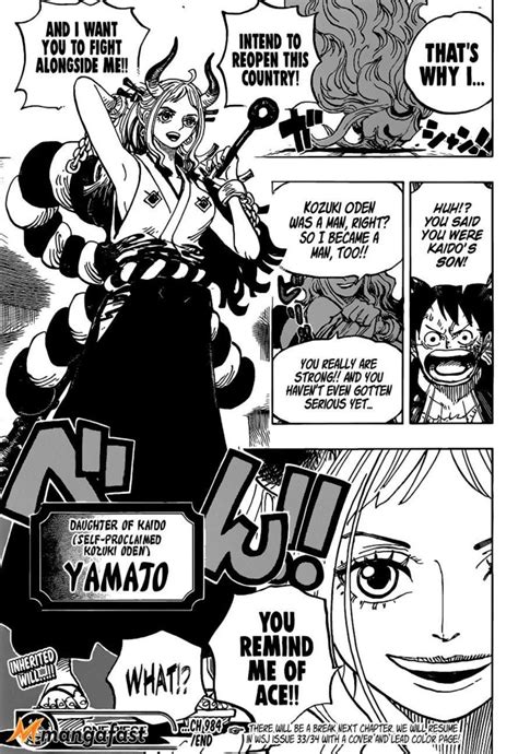 Yamato One Piece Manga Anime One Piece One Piece Manga One Piece Comic