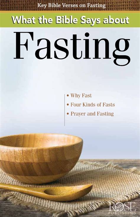 What The Bible Says About Fasting Pamphlet Free Delivery When You