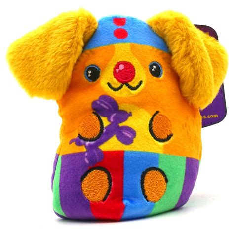 Dogs vs Squirls Bean Plush Toy 10cm Tall for Ages 4+ NADINE COCKER