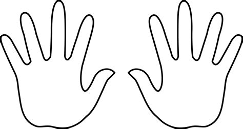 hands clipart black and white - Clip Art Library