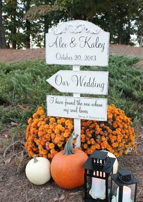 Collection by save on crafts. beautiful-fall-wedding-sign-ideas | HomeMydesign