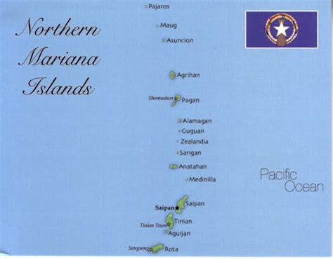 Northern Mariana Islands Geographical Maps Of Northern Mariana