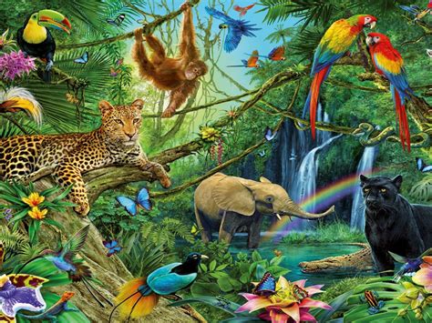 Animal Kingdom Dwellers Of The Jungle Desktop Backgrounds