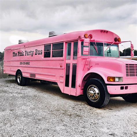 the pink party bus