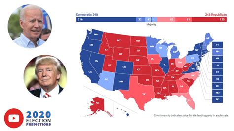 Predictits Electoral College Map For The 2020 Presidential Election