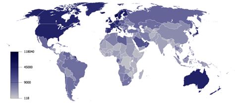 Gdp Per Capita World Map