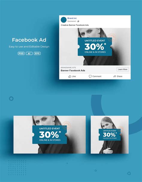 Facebook Ad Template Psd 2020 Business Card Psd Mock Up To Showcase