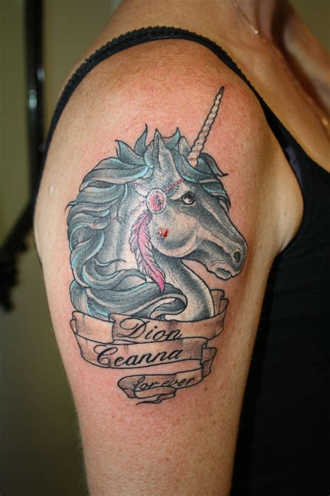 Unicorn Tattoo By Eddy Lou Unicorn Tattoos Tattoos Body Art