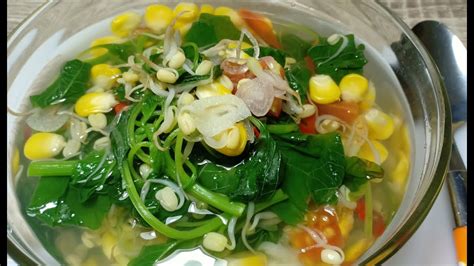 CARA MEMBUAT SAYUR BAYAM JAGUNG ENAK UNTUK 2 - 3 PORSI ...