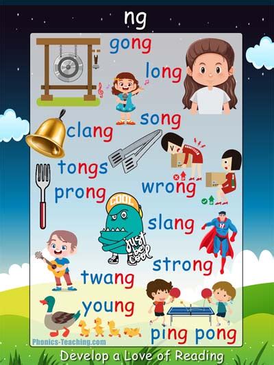 Ng Words Free Printable Phonics Poster You Need To Have This