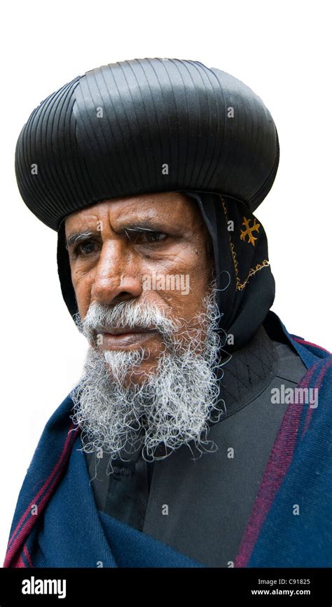 Portrait Of An Eritrean Orthodox Bishop Stock Photo Alamy