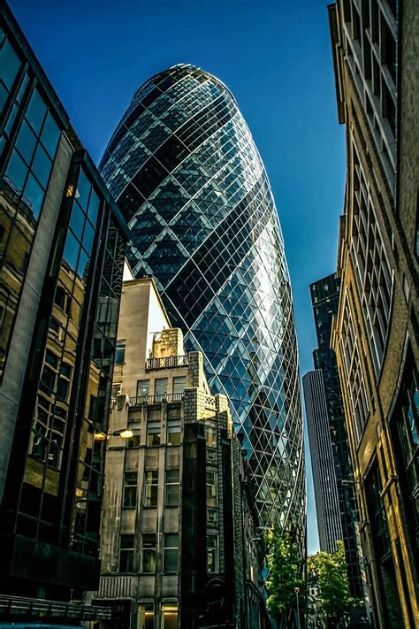 London Building The Gherkin 30 St Mary Axe Architecture City Pikist