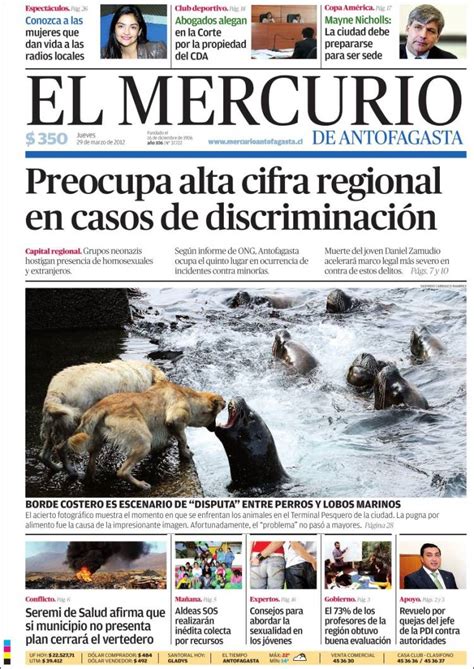 Noticias de deportes, internacionales, política y noticias de economía en colombia y el mundo. Comidas en la máquina: El mercurio chile periodico