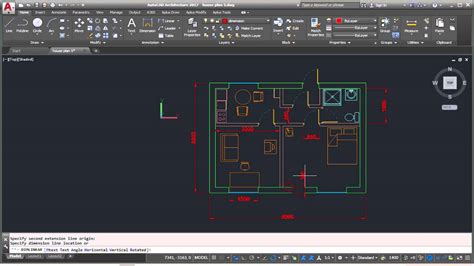 Autocad Complete Floor Plan Part 6 Adding Dimensions And Dimension
