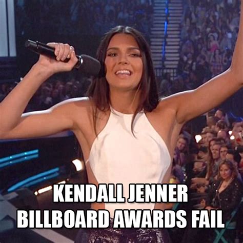 Kendall Jenner 2014 Billboard Music Awards Fail 15secondsofpop