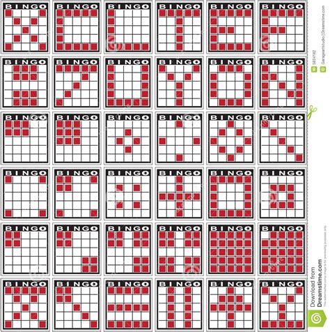 Bingo Patterns Stock Photography Image 5834182 Bingo