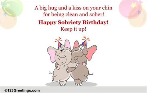 A Sobriety Birthday Wish Free Specials Ecards Greeting Cards 123