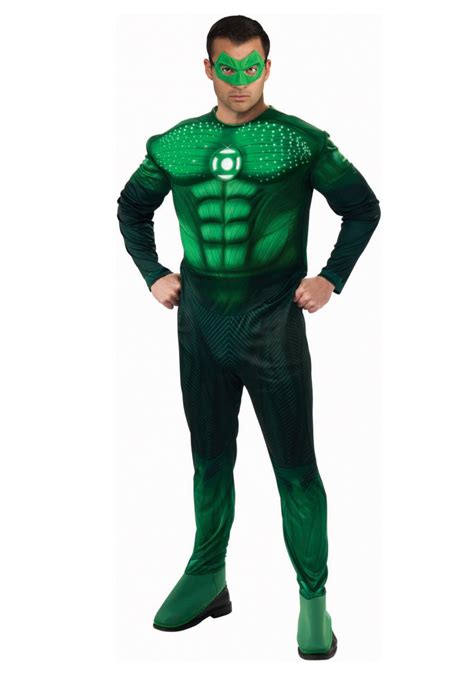 Adult Light Up Green Lantern Costume Halloween Costumes