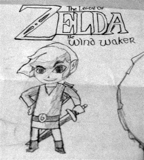 Legend Of Zelda The Wind Waker Link Drawing By Glitchmaster7 On Deviantart