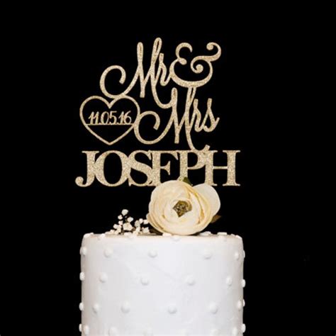 Customized Wooden Acrylic Wedding Cake Topper Mrs Mr Personalized Wedding Cake Toppers Custom
