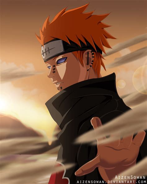 Nagato is the figurehead leader of the akatsuki who wishes to capture the tailed beasts sealed into various people around the shinobi world. Pain - Naruto Shippuudin by AizenSowan on DeviantArt