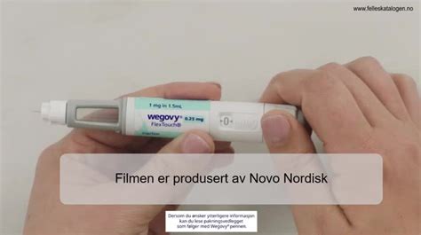 Wegovy Flextouch Novo Nordisk Felleskatalogen