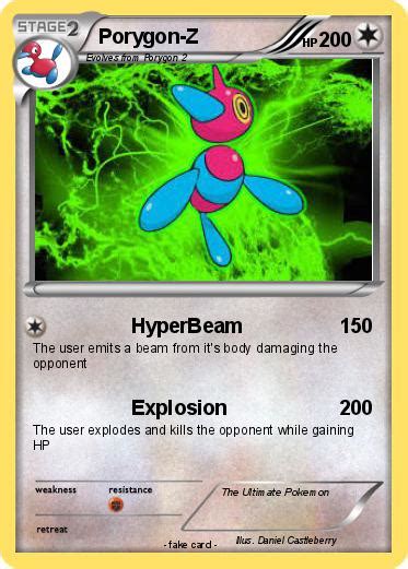Pokémon Porygon Z 175 175 Hyperbeam My Pokemon Card