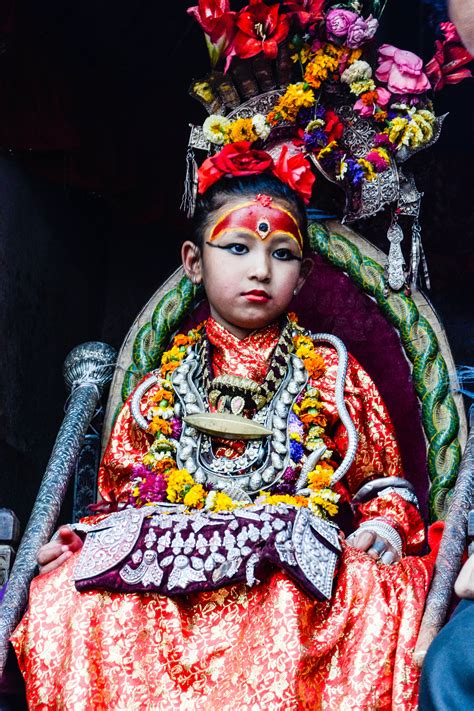 Living Goddess Kumari Nepal Culture Landlocked Country Buddhists