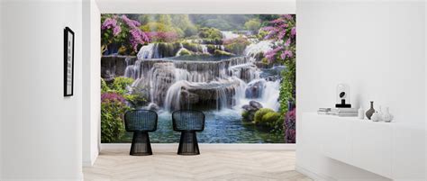 Tropical Waterfall Affordable Wall Mural Photowall