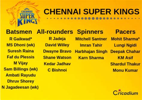 Watch the csk new squad for the ipl 2021 | csk retain players list for the ipl 2021 mega auction #ipl #ipl2021. IPL CSK Team 2019: IPL 2019 CSK Player List complete Squad