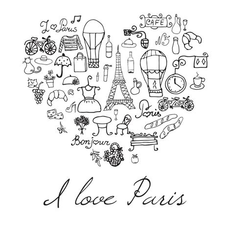 Paris Love Heart 2298129 Vector Art At Vecteezy