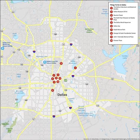 Dallas Map Texas Gis Geography