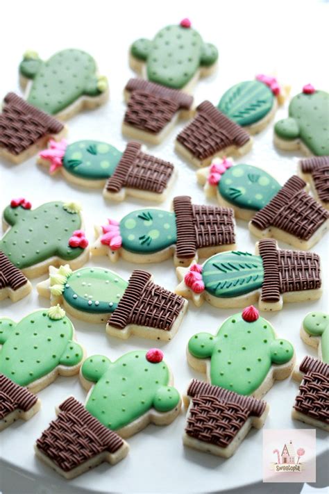 Video How To Decorate Cactus Cookies Sweetopia