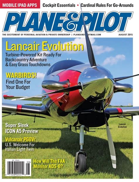 Plane And Pilot August 2015 Download Digital Copy Magazines And Books