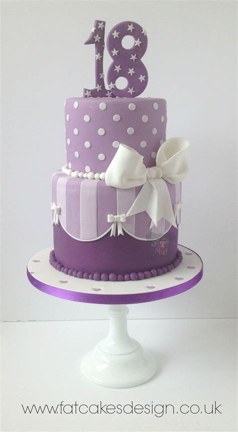 Dgreetings shares details about making and ordering of birthday a birthday party isn't a birthday party if a cake is missing. purple 18th birthday cake | 18th birthday cake for girls