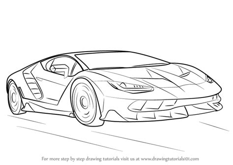 Learn How to Draw Centenario (Sports Cars) Step by Step