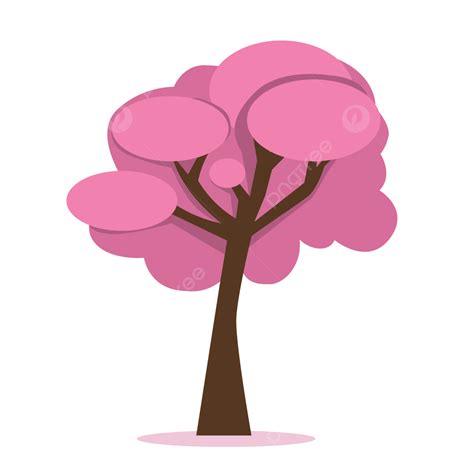 Pink Tree Vector Tree Wooden Tree Indonesian Tree Png And Vector