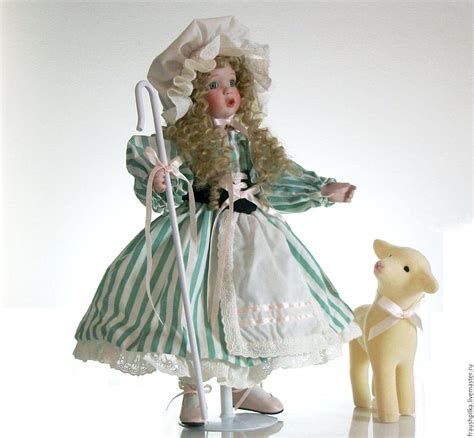 Collectable Porcelain Doll Little Bo Peep From Wendy Lawton купить на