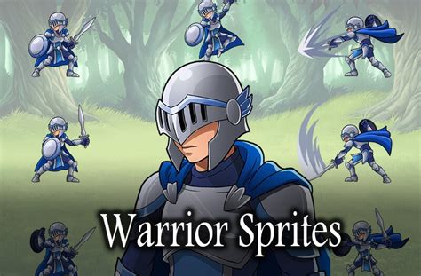 Artstation Warrior Sprite Game Assets