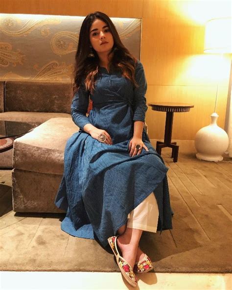Zaira Wasim On Instagram Wearing Jaypore Styled By Oorja Indian