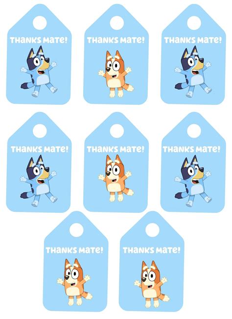 Bluey Party Favors And Printables Rbluey