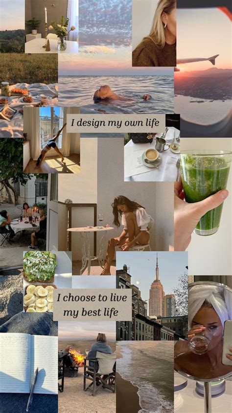 Healthy Lifestyle Aesthetic Iphone Wallpaper Vision Board That Girl