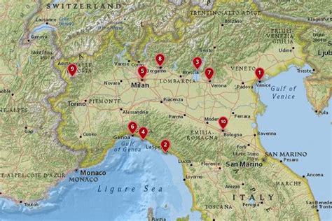 Map Of Northern Italy In 2021 Northern Italy Northern Italy Travel Italy Map