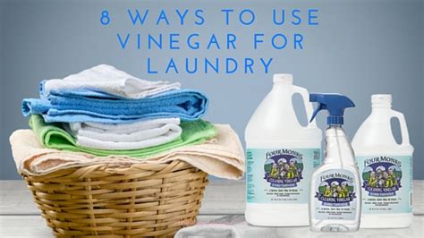 8 Ways To Use Vinegar For Laundry