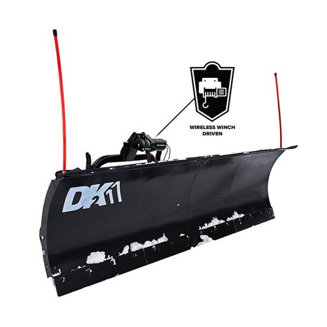 Dk2 88 In X 26 In Heavy Duty Universal Mount T Frame Snow Plow Kit