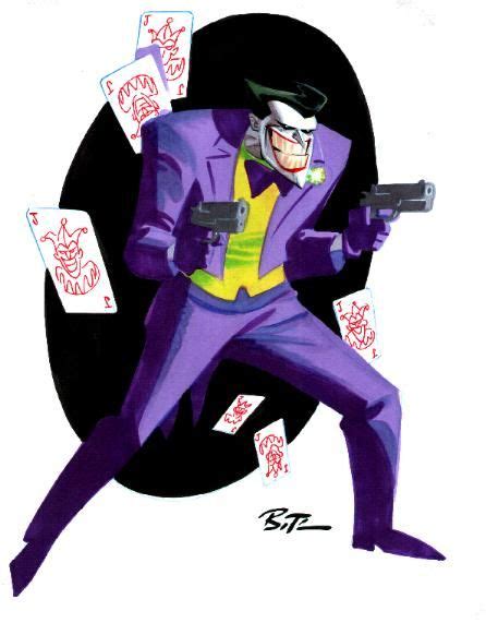 The Joker By Bruce Timm Joker Art Bruce Timm Batman Comics