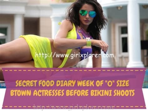 The Secret Diet Plan Of “0” Size Bollywood Actresses Before Shoots Girlxplorer