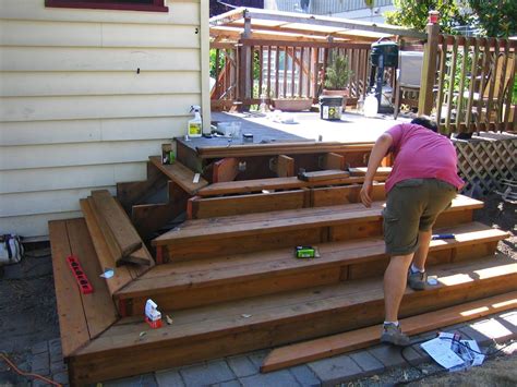 How To Build Deck Stairs Curved Deck Stairs Professional Deck Builder